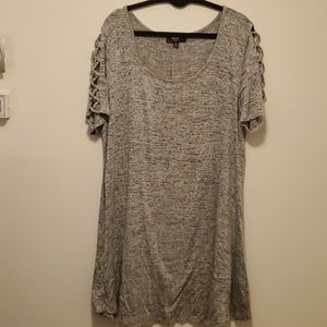 Grey t-shirt dress
